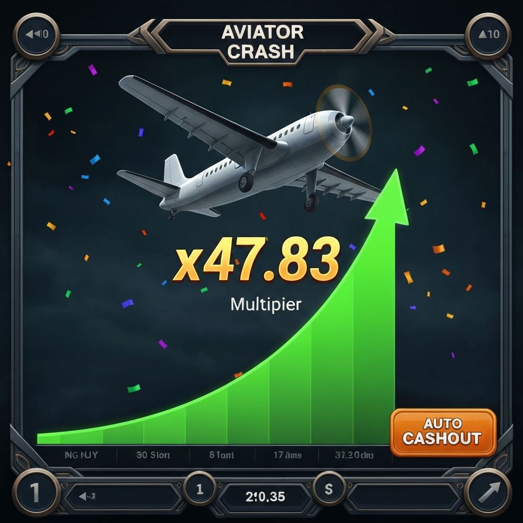 Aviator — большой выигрыш, множитель x47.83